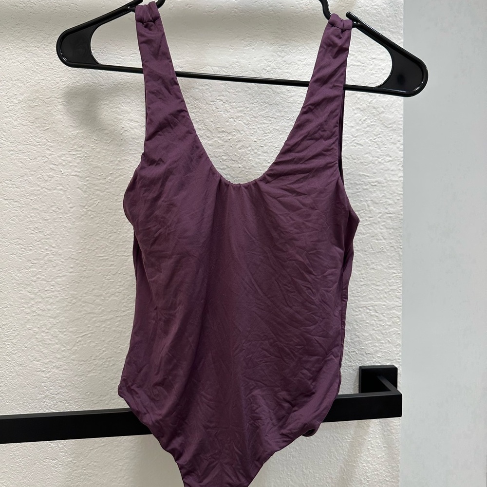 Purple One-Piece Swimsuit
